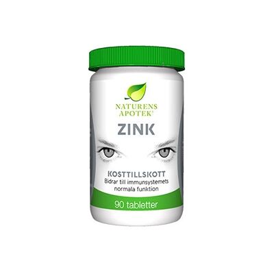 Naturens Apotek Zink 90 tabletter Naturens Apotek Zink 90 tabletter
