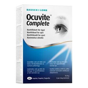 Bausch & Lomb Ocuvite Complete - Vitamintilskudd for øyehelse Bausch & Lomb Ocuvite Complete - Vitamintilskudd for øyehelse