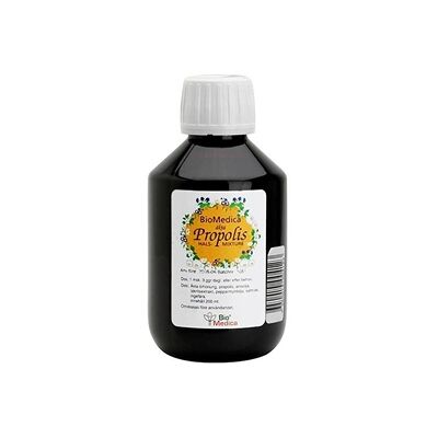 Biomedica Propolis halsmixtur 200 ml/flaske Biomedica Propolis halsmixtur 200 ml/flaske