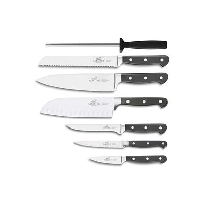 Lion Sabatier Knivsett Pluton 7 deler 1 set Sort Lion Sabatier Knivsett Pluton 7 deler 1 set Sort
