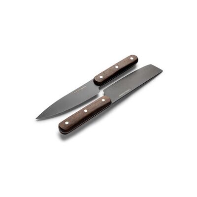 Orrefors Jernverk Kjøkkenkniver 2-pack Svart 1 set Sort Orrefors Jernverk Kjøkkenkniver 2-pack Svart 1 set Sort