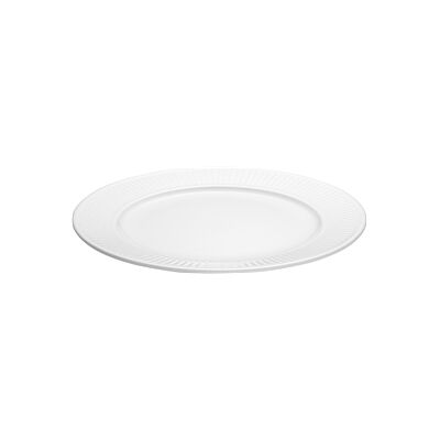 Pillivuyt Plissé Flat Tallerken - 24cm Hvit Pillivuyt Plissé Flat Tallerken - 24cm Hvit