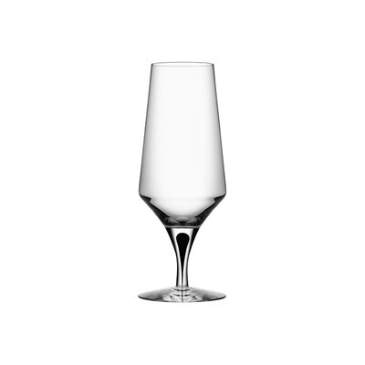 Orrefors Metropol 46cl Ølglass - Modern Svart & Klar Orrefors Metropol 46cl Ølglass - Modern Svart & Klar