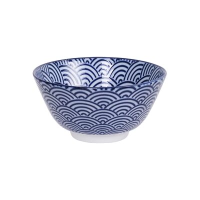 Tokyo Design Studio Nippon Blue Rice Bowl 12 cm Waves Tokyo Design Studio Nippon Blue Rice Bowl 12 cm Waves