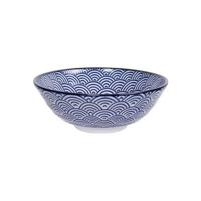 Tokyo Design Studio Nippon Blue Soba Bowl 21 cm Waves Tokyo Design Studio Nippon Blue Soba Bowl 21 cm Waves