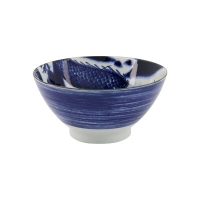 Tokyo Design Studio Japonism Tendon Bowl 17.8x8.8cm Dragon Blue Tokyo Design Studio Japonism Tendon Bowl 17.8x8.8cm Dragon Blue