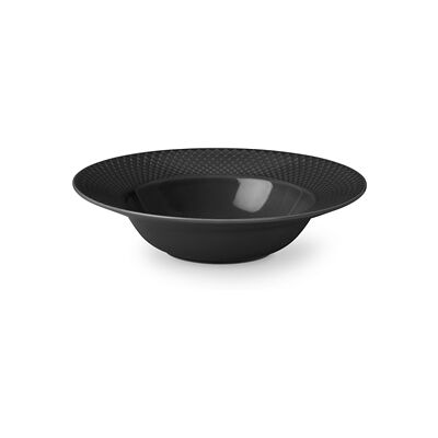 Lyngby Porcelæn Lyngby Rhombe Earth Dyp tallerken 24,5 cm Slate Lyngby Porcelæn Lyngby Rhombe Earth Dyp tallerken 24,5 cm Slate