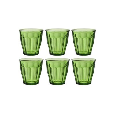 Duralex Drikkeglass Picardie Grønn 6-pack 25 cl Duralex Drikkeglass Picardie Grønn 6-pack 25 cl