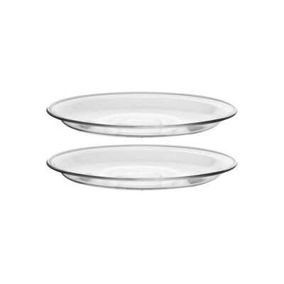 Kosta Boda Innocent Tallerken 2-Pack 19,5 cm Transparent Kosta Boda Innocent Tallerken 2-Pack 19,5 cm Transparent
