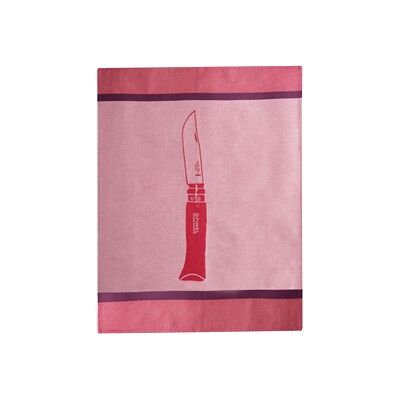 Opinel - 002057 - Rød - Jacquard - Kjøkkenhåndkle Opinel - 002057 - Rød - Jacquard - Kjøkkenhåndkle