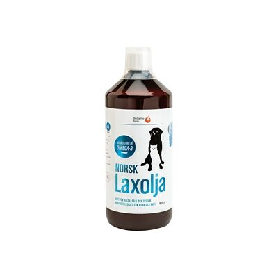 BioSalma Norsk lakseolje for hund og katt 1000 ml - Dyretilskudd BioSalma Norsk lakseolje for hund og katt 1000 ml - Dyretilskudd
