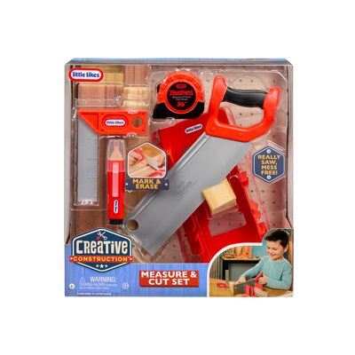Little Tikes LT Creative Construction Mål- og Kuttsett Little Tikes LT Creative Construction Mål- og Kuttsett