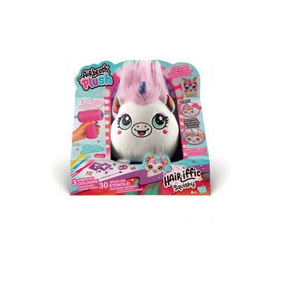 Airbrush Plush Hair'iffic Squish Pal-Prinsesse Airbrush Plush Hair'iffic Squish Pal-Prinsesse