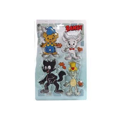 Bamse Bakeformer 4 stk Bamse Bakeformer 4 stk