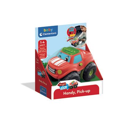 Clementoni Baby CB Stunt Wheels Pick Up Pullback Bil Clementoni Baby CB Stunt Wheels Pick Up Pullback Bil