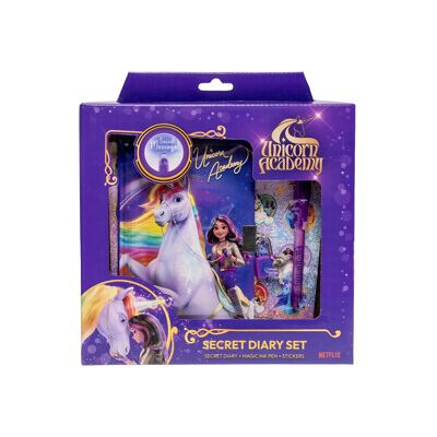 Unicorn Academy Dagbok & Magisk Blekkpenn Unicorn Academy Dagbok & Magisk Blekkpenn