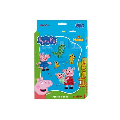 Hama Midi Box Peppa Pig med Evie 2000 stk. Hama Midi Box Peppa Pig med Evie 2000 stk.
