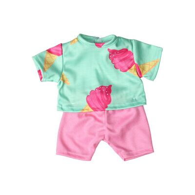 Lillan & Friends Shorts & T-skjorte (36-40 cm) Lillan & Friends Shorts & T-skjorte (36-40 cm)