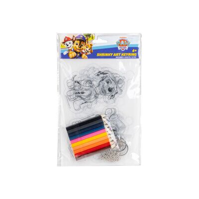 Paw Patrol Nøkkelring med Krympeplast Paw Patrol Nøkkelring med Krympeplast