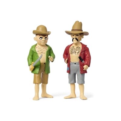 Pippi Långstrump Pippi Piratfigurer 1 set Pippi Långstrump Pippi Piratfigurer 1 set