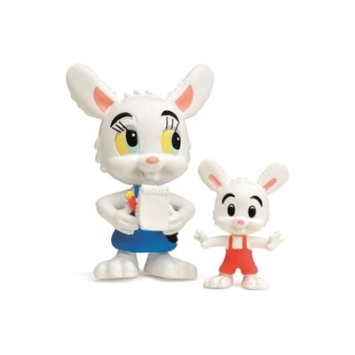 Bamse Nina Kanin & Minihopp Figursett Bamse Nina Kanin & Minihopp Figursett
