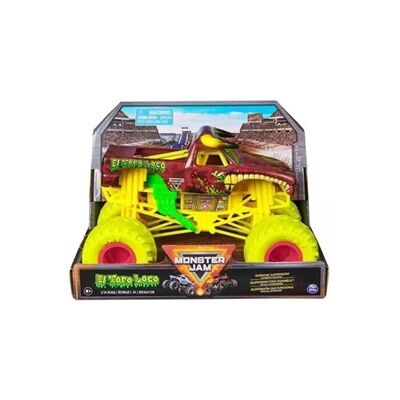 Monster Jam 1:24 Samlerbiler El Toro Loco Gul Monster Jam 1:24 Samlerbiler El Toro Loco Gul