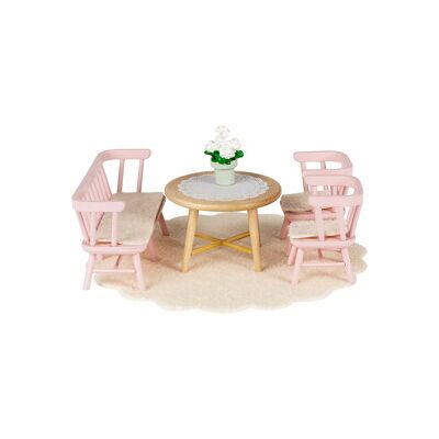 Lundby spisestuemøbler 4 stk Lundby spisestuemøbler 4 stk