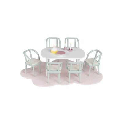 Lundby spisestuemøbler 6 stk Lundby spisestuemøbler 6 stk