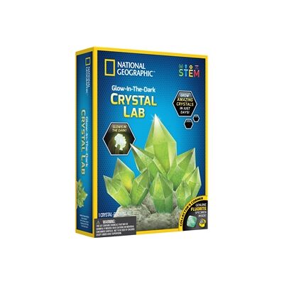 National Geographic Grønt Glow in Dark Krystaller Vokse - for Barn 8+ National Geographic Grønt Glow in Dark Krystaller Vokse - for Barn 8+