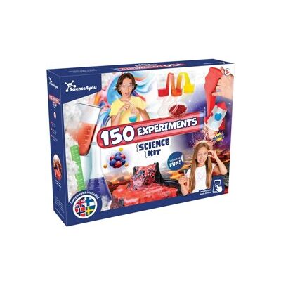 Science4you Mega Vitenskapssett 150 Eksperimenter Science4you Mega Vitenskapssett 150 Eksperimenter