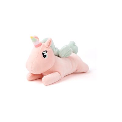 Teddykompaniet Kramis Liggende Enhjørning 35 cm Fersken Teddykompaniet Kramis Liggende Enhjørning 35 cm Fersken