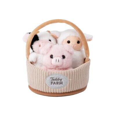 Teddykompaniet Teddy Farm Gavekurv Teddykompaniet Teddy Farm Gavekurv