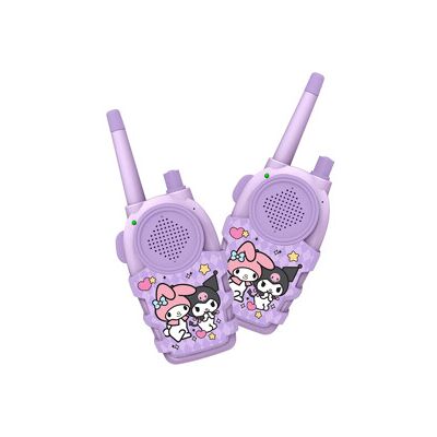 Hello Kitty Walkie Talkie Kuromi 150m rekkevidde Hello Kitty Walkie Talkie Kuromi 150m rekkevidde