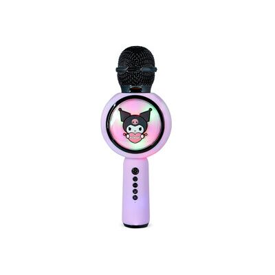 Hello Kitty Karaokemikrofon Kuromi PopSing med LED-lys Hello Kitty Karaokemikrofon Kuromi PopSing med LED-lys