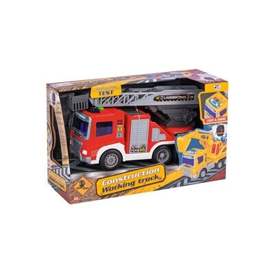 Speed Car Brannbil Lys & Lyd 22 cm Speed Car Brannbil Lys & Lyd 22 cm