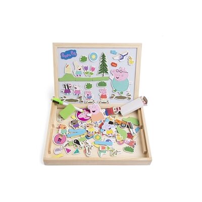 Peppa Pig Peppa Gris Magnettavle 3-i-1 Peppa Pig Peppa Gris Magnettavle 3-i-1