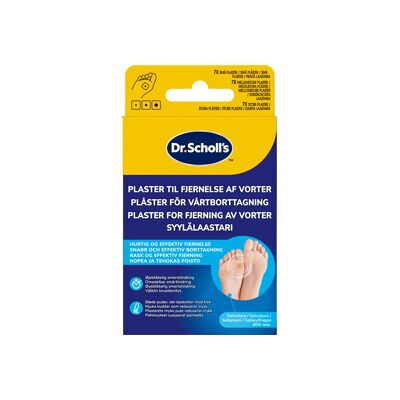 Scholl Wart & Verruca Removal Plasters 7 stk/pakke Scholl Wart & Verruca Removal Plasters 7 stk/pakke