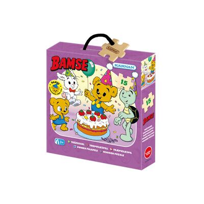 Egmont Kärnan Trepuslespill 15 biter Bamse Jubileum Egmont Kärnan Trepuslespill 15 biter Bamse Jubileum