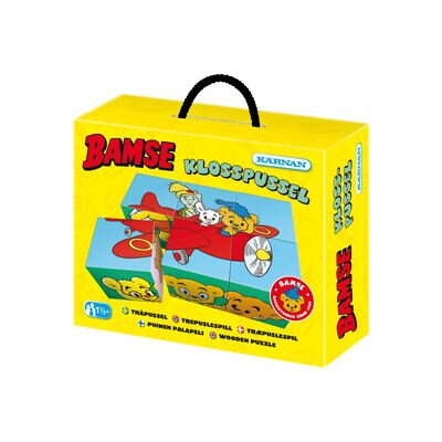 Egmont Kärnan Kloss-puslespill i Tre 6 Biter Bamse Egmont Kärnan Kloss-puslespill i Tre 6 Biter Bamse