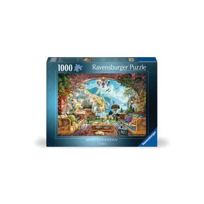 Ravensburger Puslespill 1000 Biter Mediterranean Terrace View Ravensburger Puslespill 1000 Biter Mediterranean Terrace View
