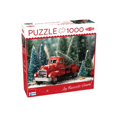 Tactic Puslespill 1000 Biter Juletre Miniatyr Tactic Puslespill 1000 Biter Juletre Miniatyr