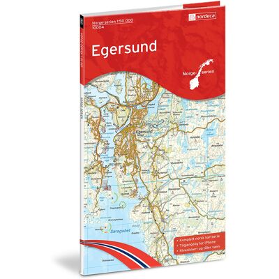 Nordic Maps Egersund Norge-Serien Turkart Nordic Maps Egersund Norge-Serien Turkart