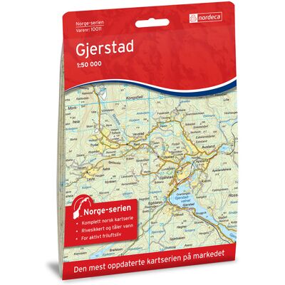 Nordic Maps Gjerstad Norge-Serien Turkart Nordic Maps Gjerstad Norge-Serien Turkart