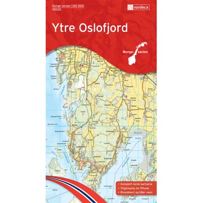 Nordic Maps Ytre Oslofjord Norge-Serien Turkart Nordic Maps Ytre Oslofjord Norge-Serien Turkart
