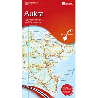 Nordic Maps Aukra Norge-Serien Turkart Nordic Maps Aukra Norge-Serien Turkart