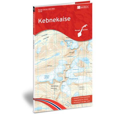 Nordic Maps Kebnekaise Norge-Serien Turkart Nordic Maps Kebnekaise Norge-Serien Turkart