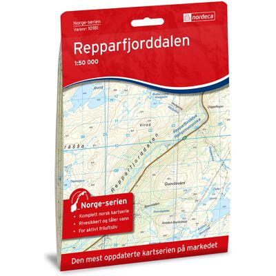 Nordic Maps Repparfjorddalen Norge-Serien Turkart Nordic Maps Repparfjorddalen Norge-Serien Turkart