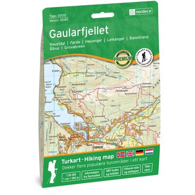 Nordic Maps Gaularfjellet Topo 3000 Turkart Nordic Maps Gaularfjellet Topo 3000 Turkart