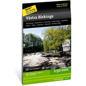 Calazo AB Blekinge Västra Turkart 1:50 000 Calazo AB Blekinge Västra Turkart 1:50 000
