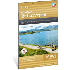 Calazo Sykkelkart Rallarvegen Sykkelkart 1:25 000 Calazo Sykkelkart Rallarvegen Sykkelkart 1:25 000